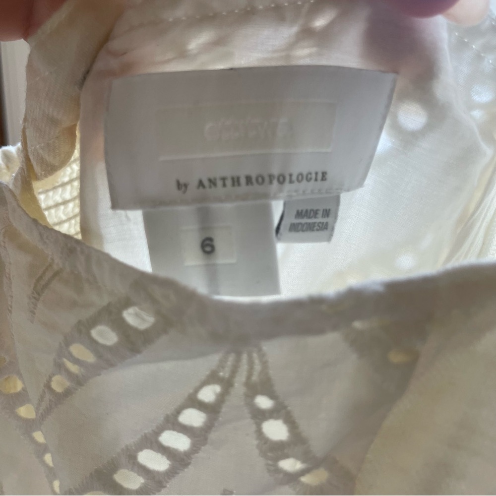 Anthropologie ett:twa Alice Eyelet Jumpsuit, Sz Small - Picture 9 of 13